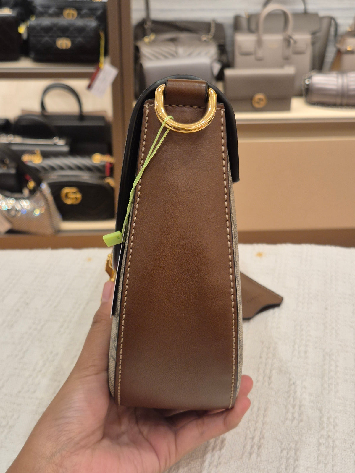 Gucci Padlock Halfmoon Monogram Black