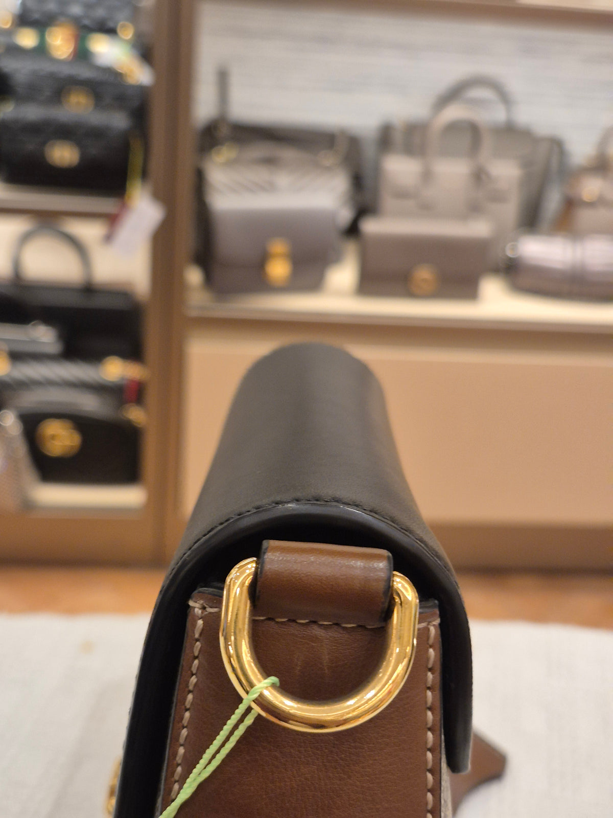 Gucci Padlock Halfmoon Monogram Black