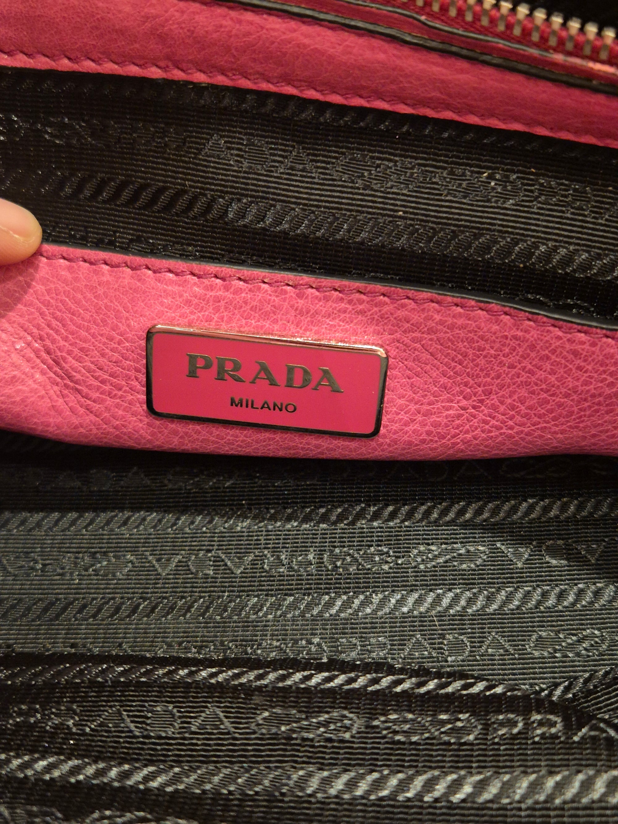 Prada 2way Double Zipper