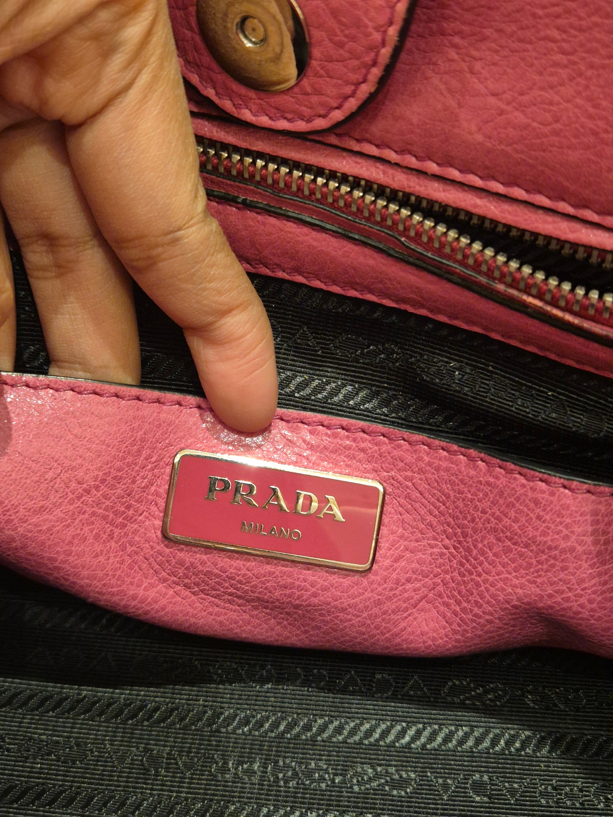 Prada 2way Double Zipper
