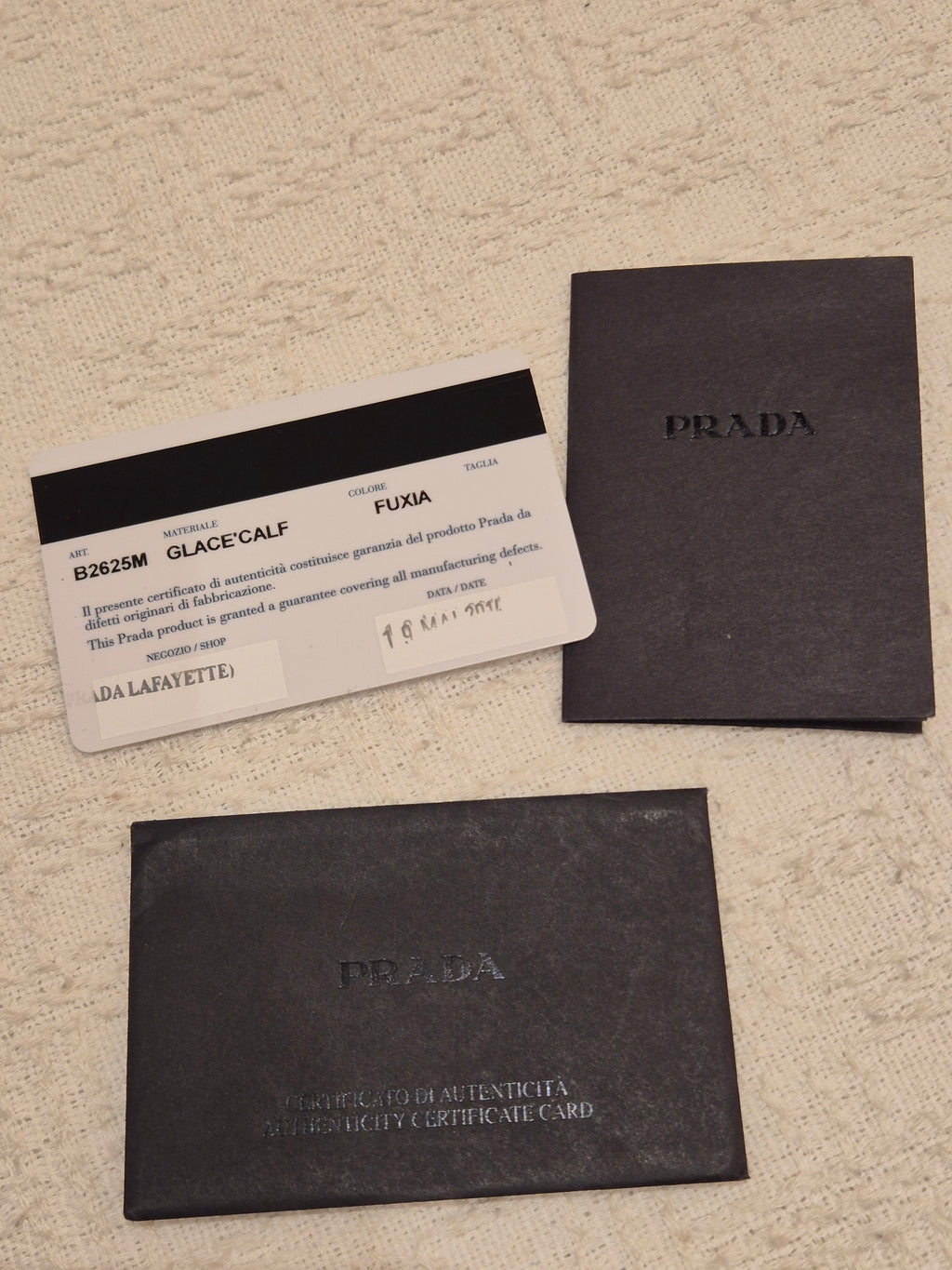 Prada 2way Double Zipper