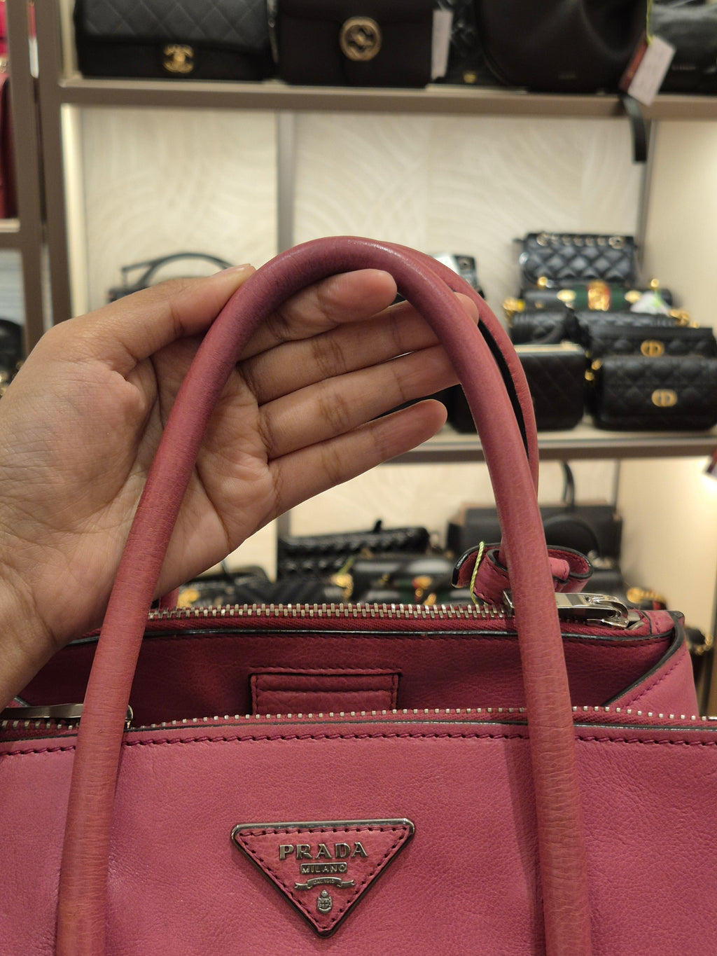 Prada 2way Double Zipper