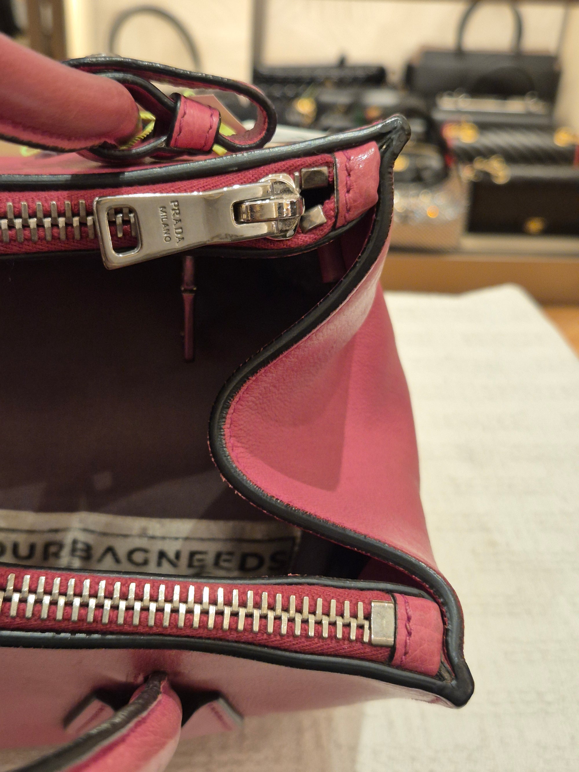 Prada 2way Double Zipper