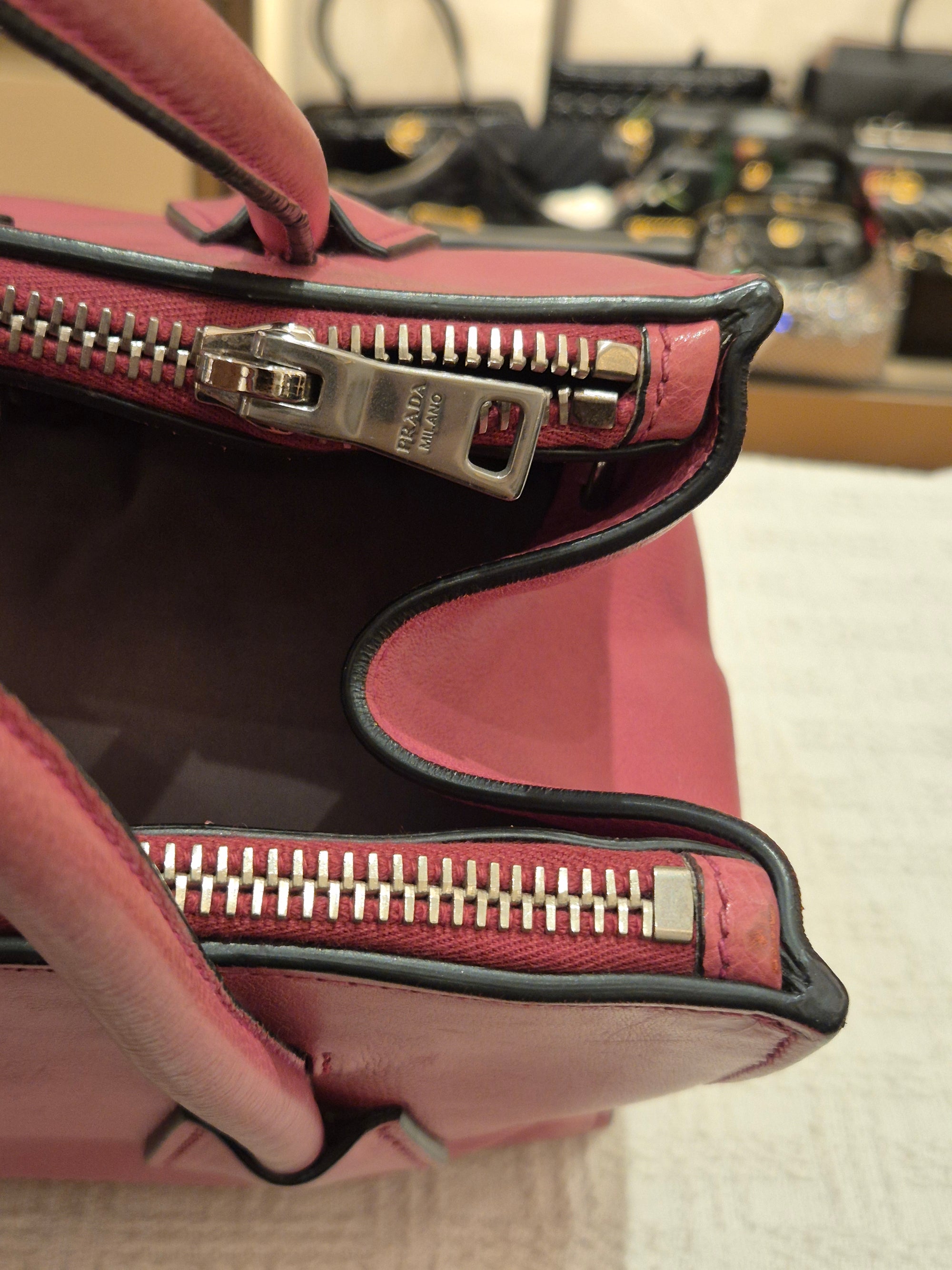 Prada 2way Double Zipper