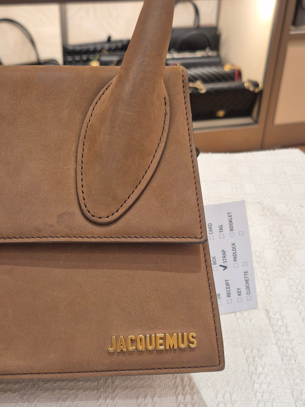 Jacquemus Le Grand Chiquito suede brown