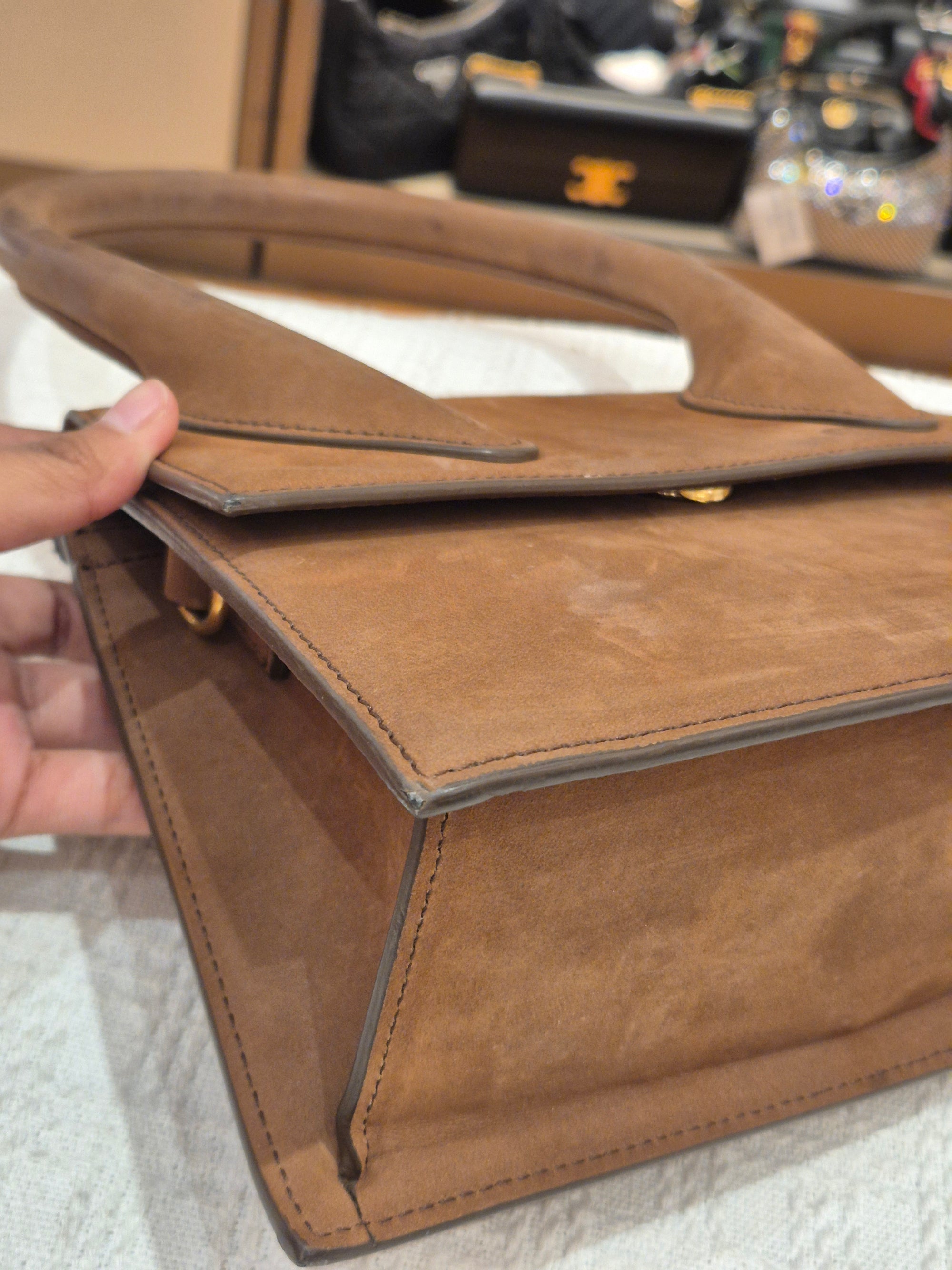 Jacquemus Le Grand Chiquito suede brown