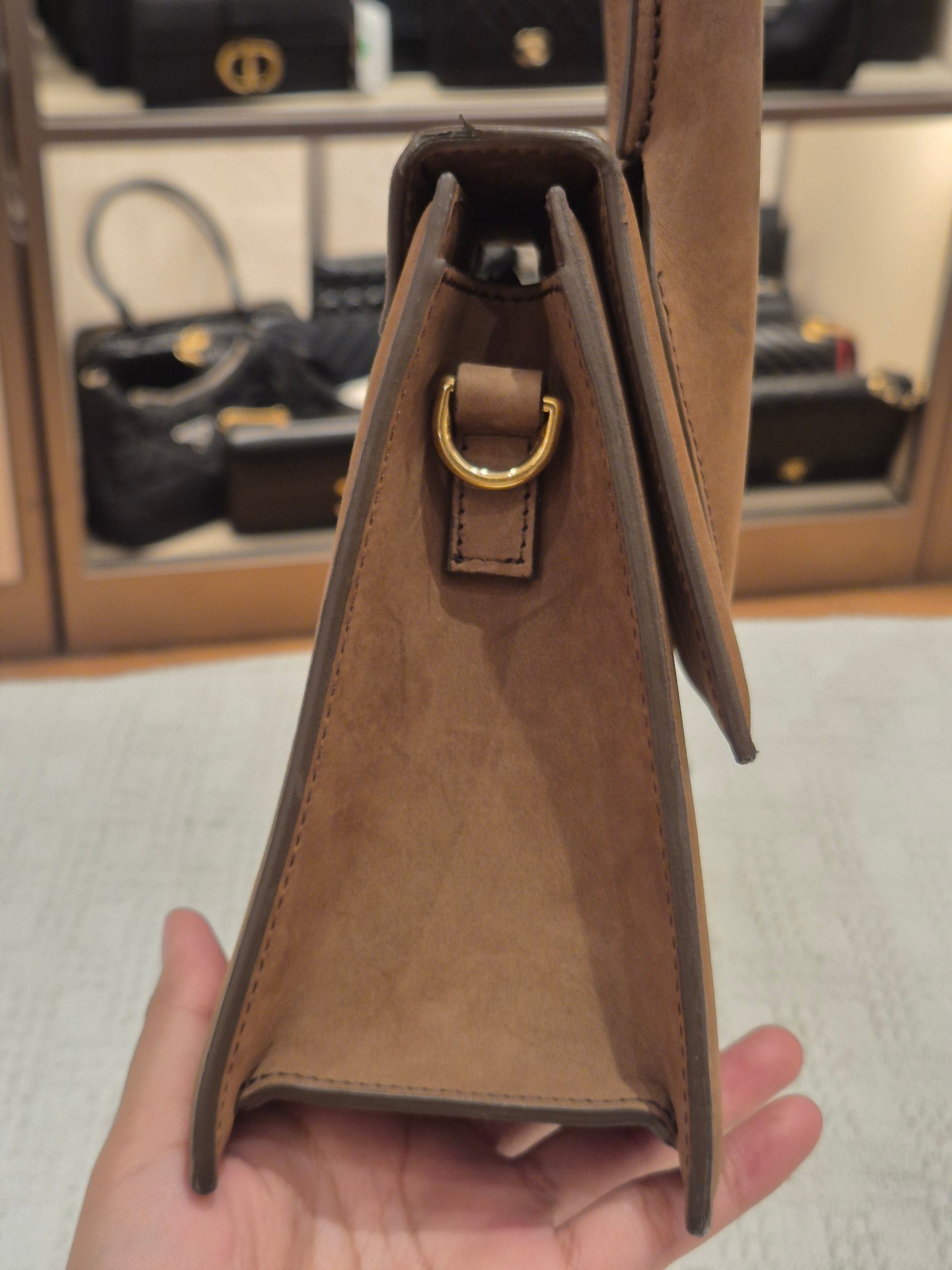 Jacquemus Le Grand Chiquito suede brown
