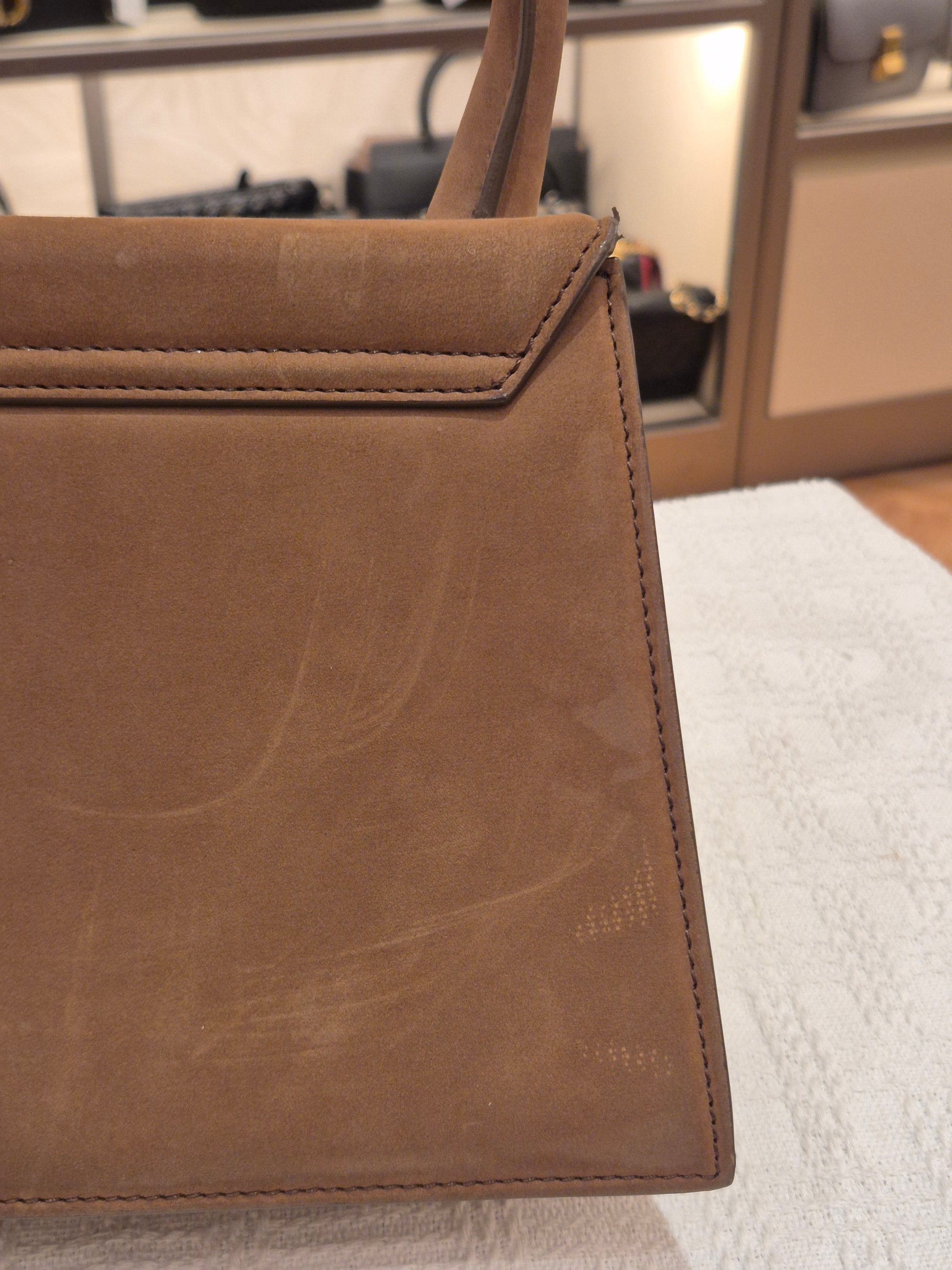 Jacquemus Le Grand Chiquito suede brown