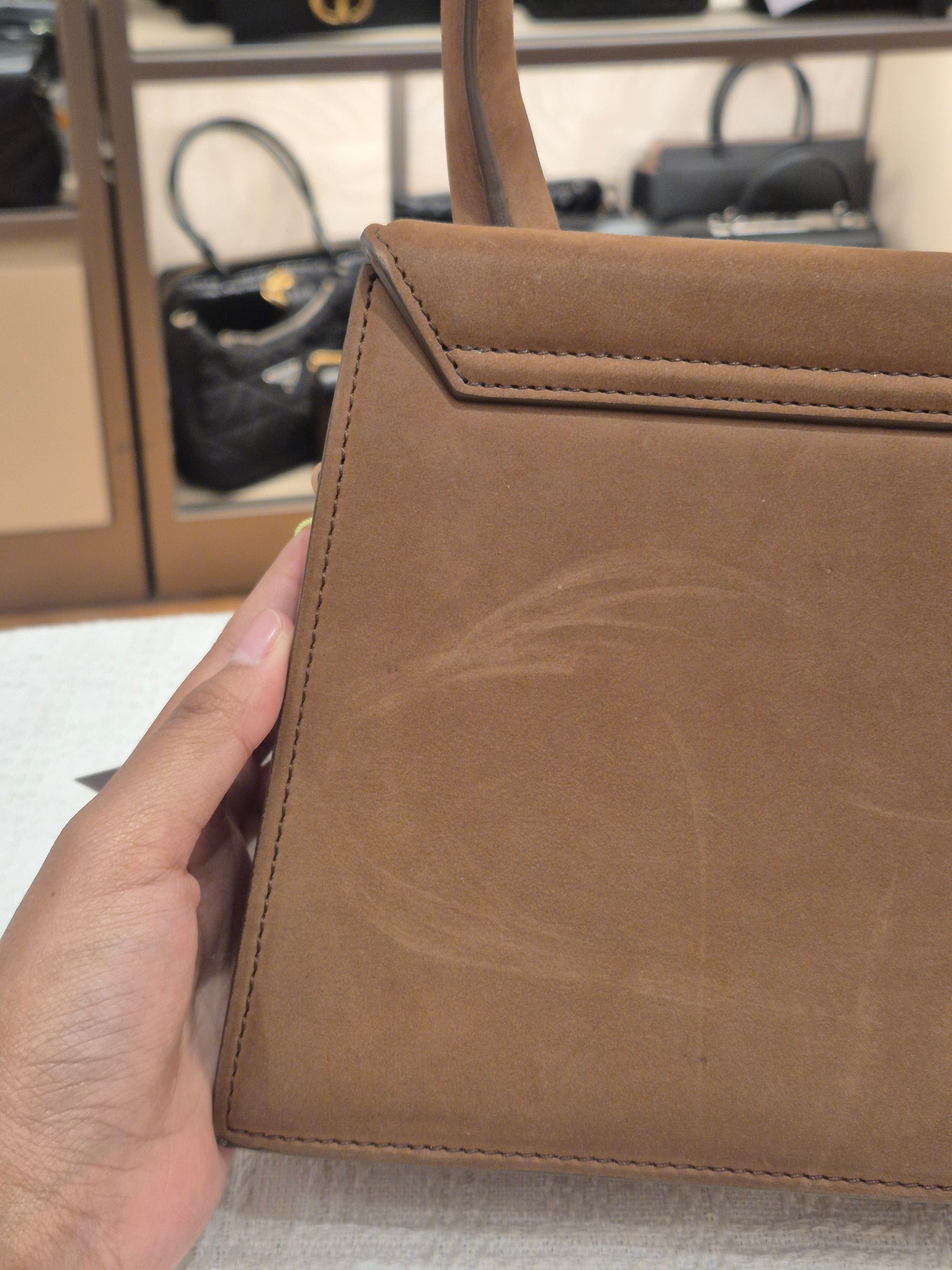 Jacquemus Le Grand Chiquito suede brown