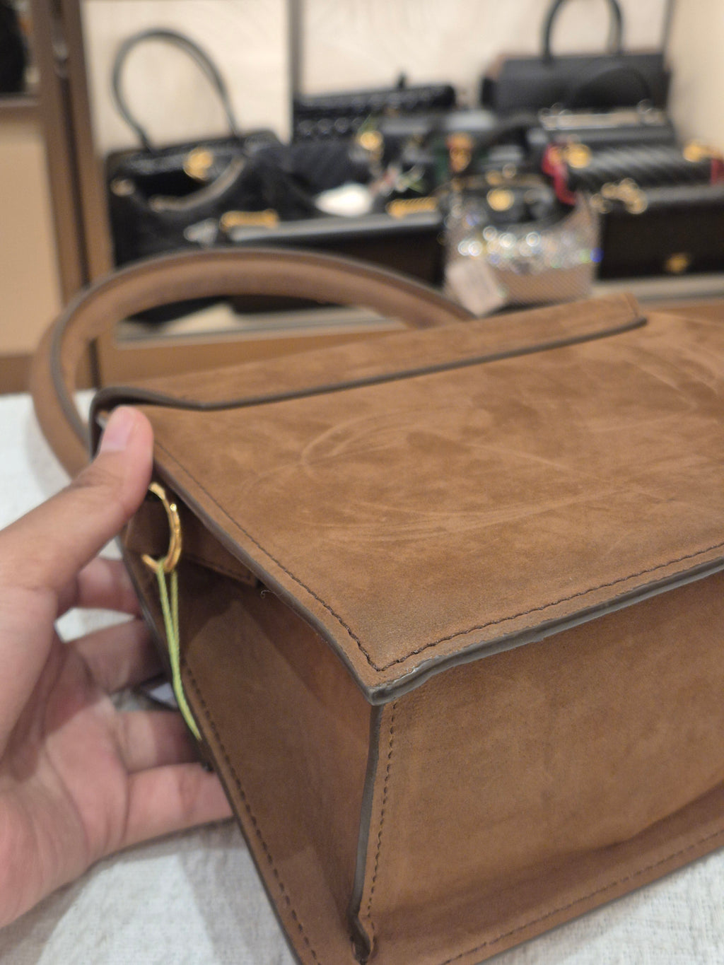 Jacquemus Le Grand Chiquito suede brown