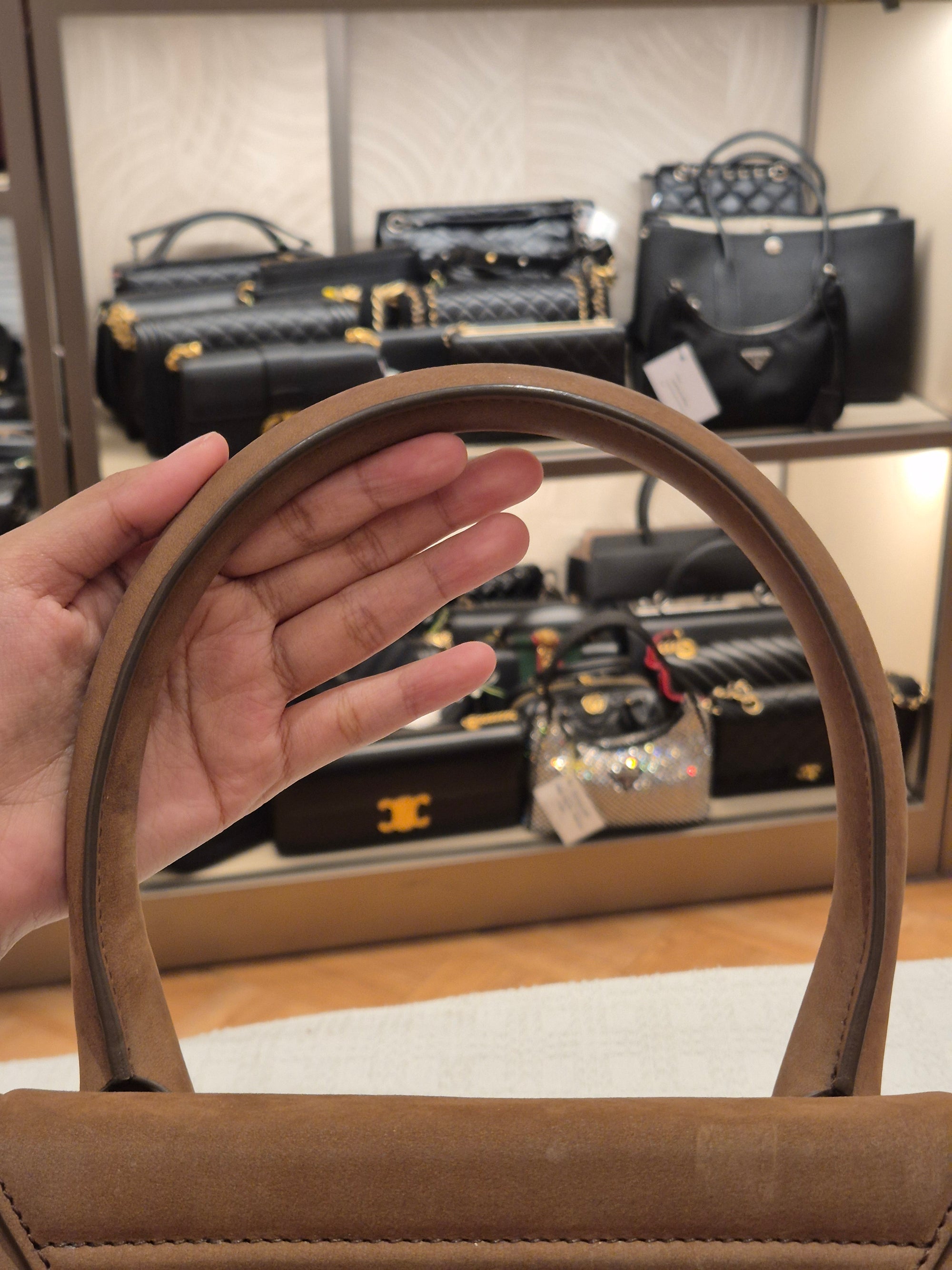 Jacquemus Le Grand Chiquito suede brown