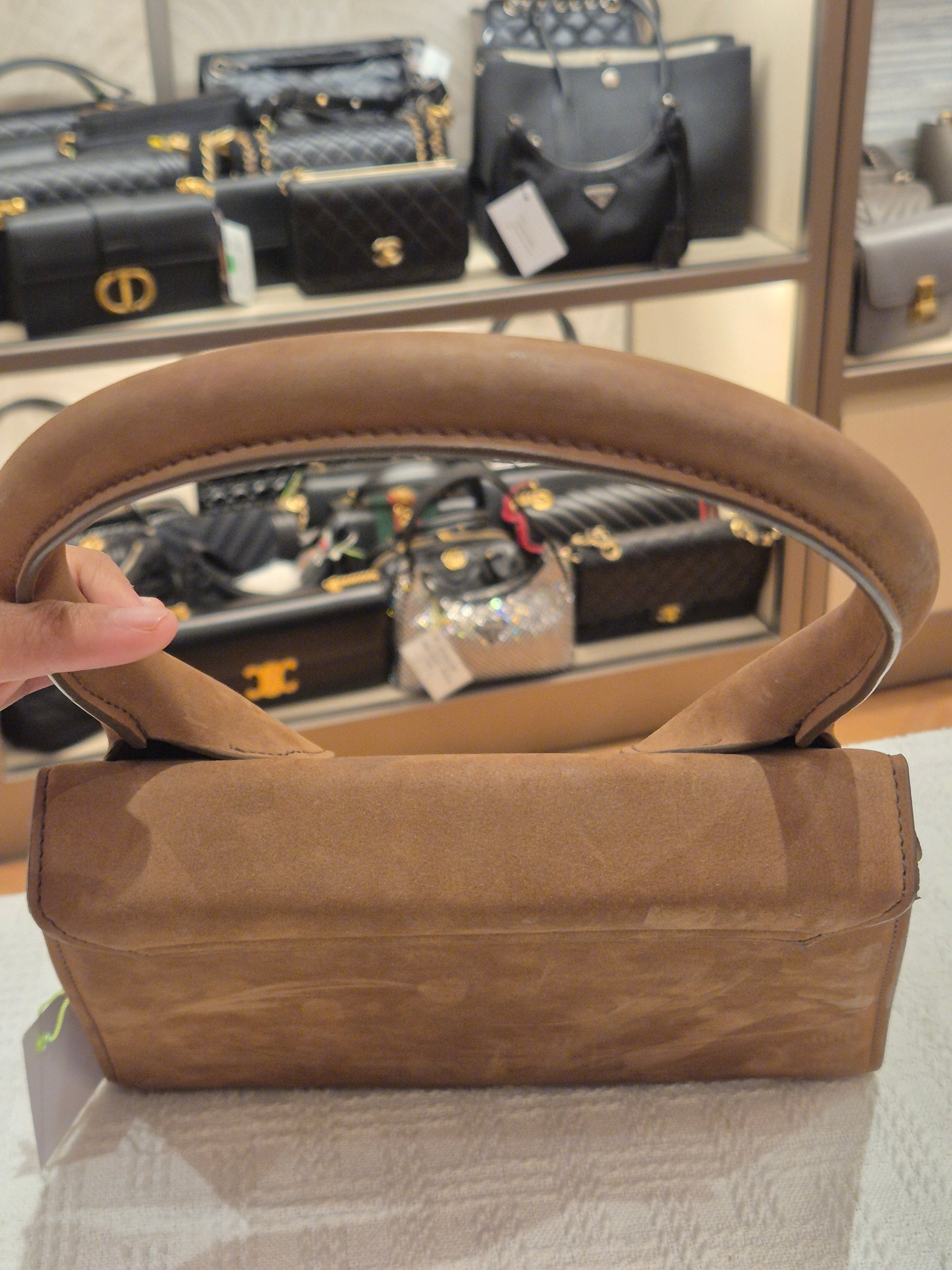 Jacquemus Le Grand Chiquito suede brown