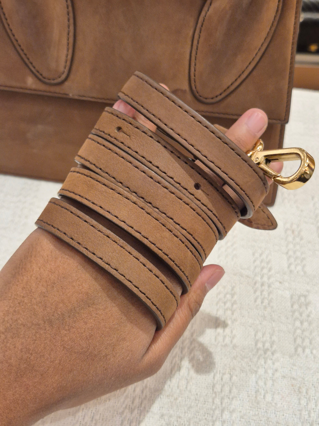 Jacquemus Le Grand Chiquito suede brown