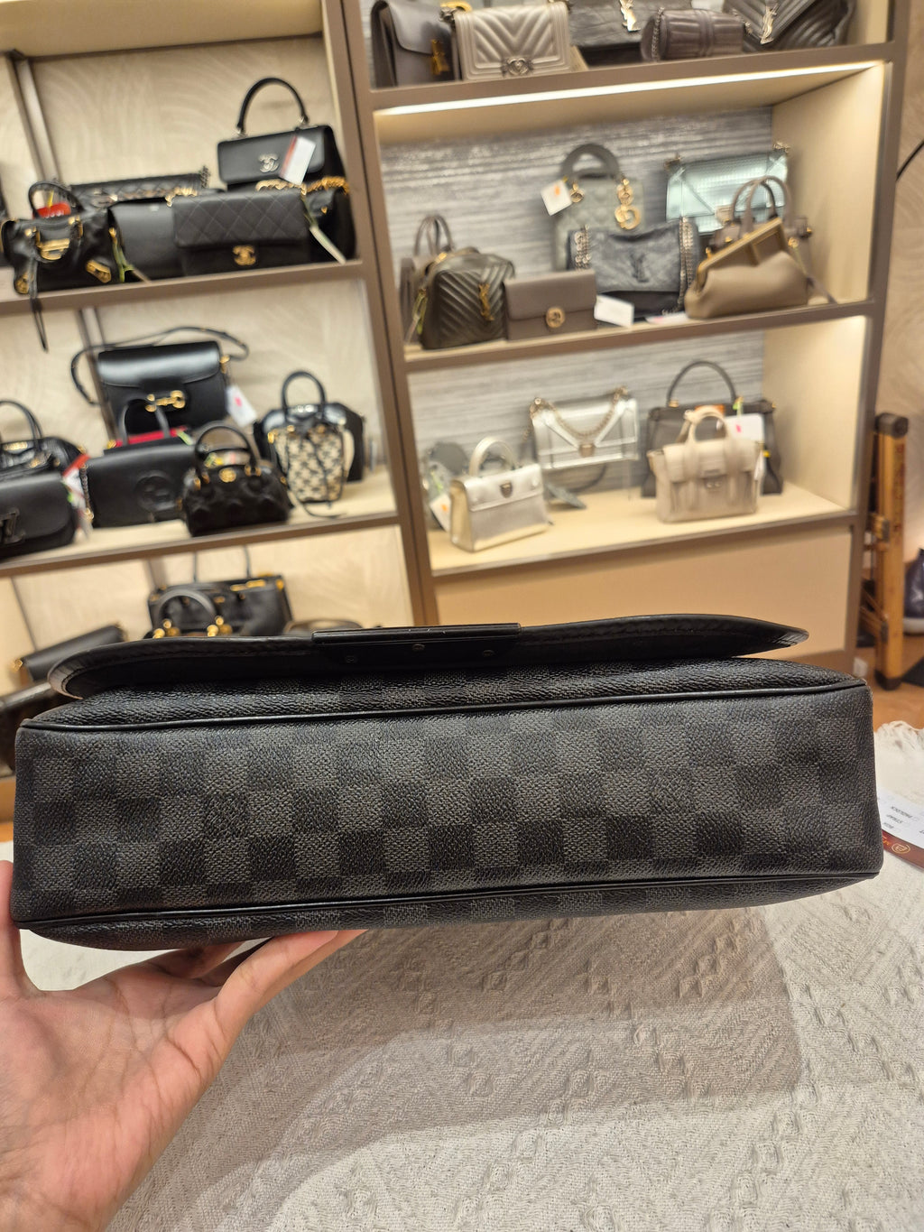 Louis Vuitton Danie Messenger Damier Graphite