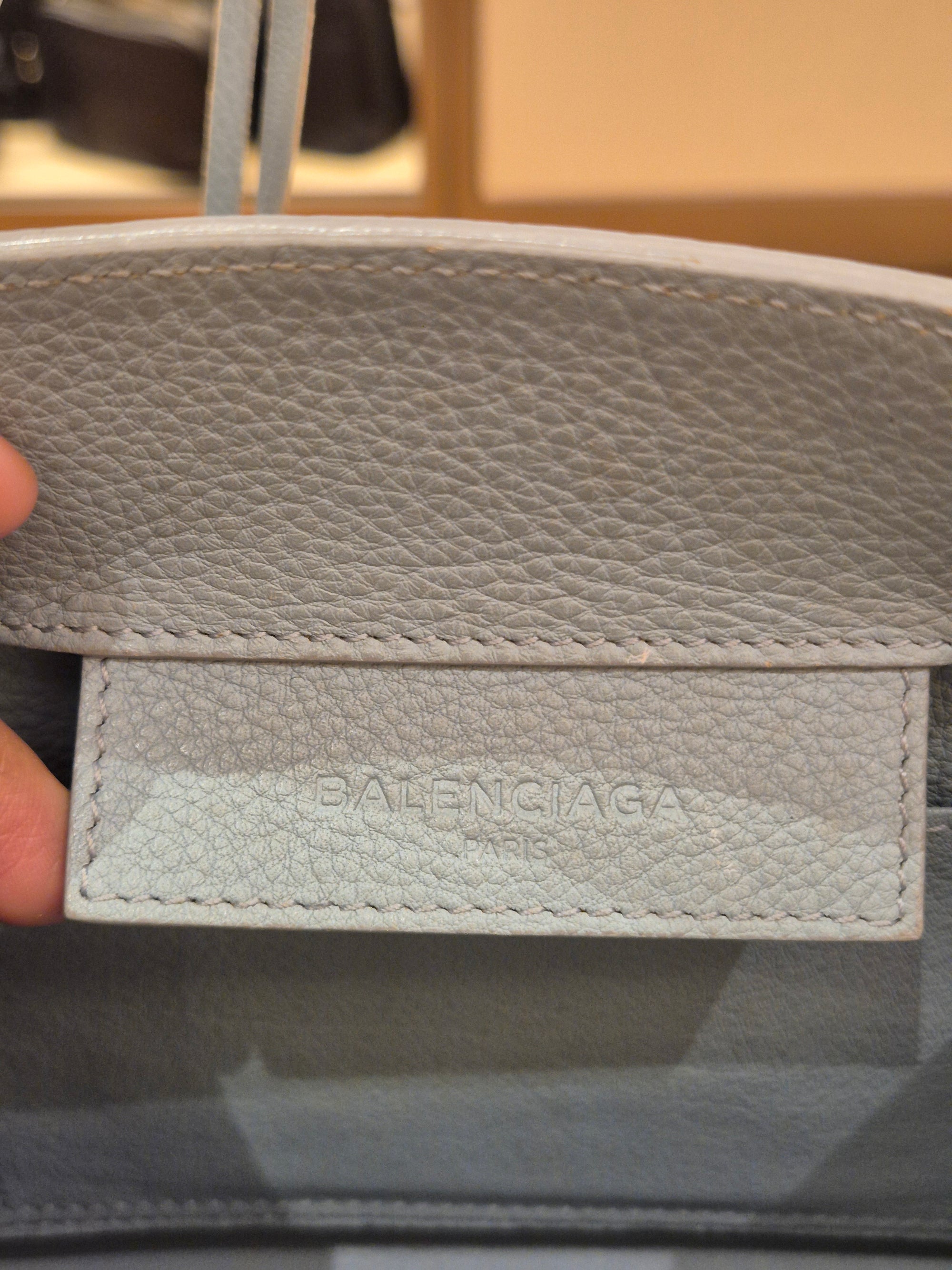 Balenciaga Mini Papier A4 Light Grey