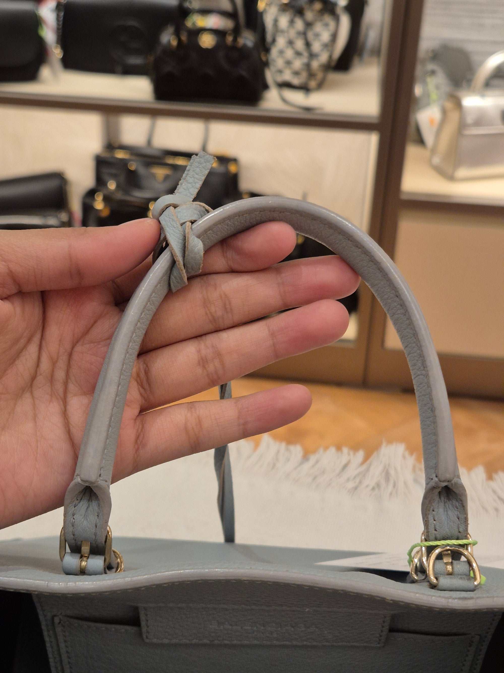 Balenciaga Mini Papier A4 Light Grey