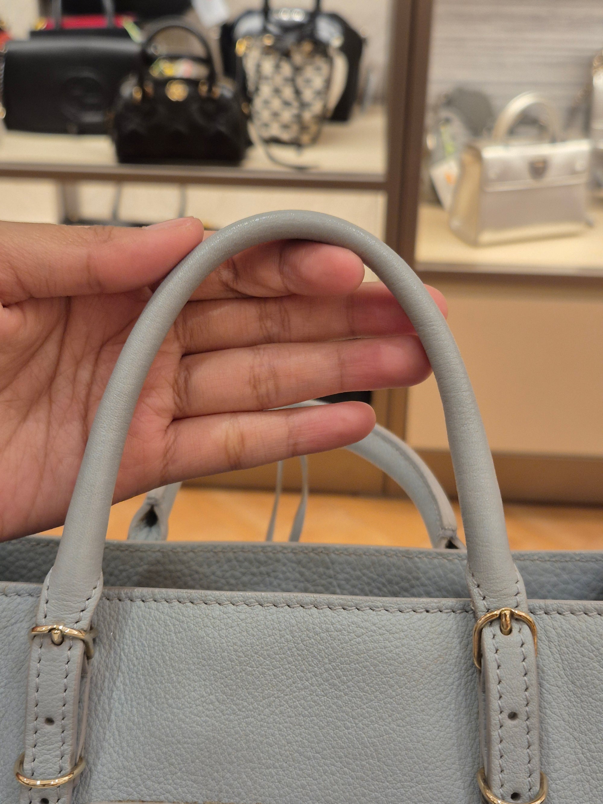 Balenciaga Mini Papier A4 Light Grey