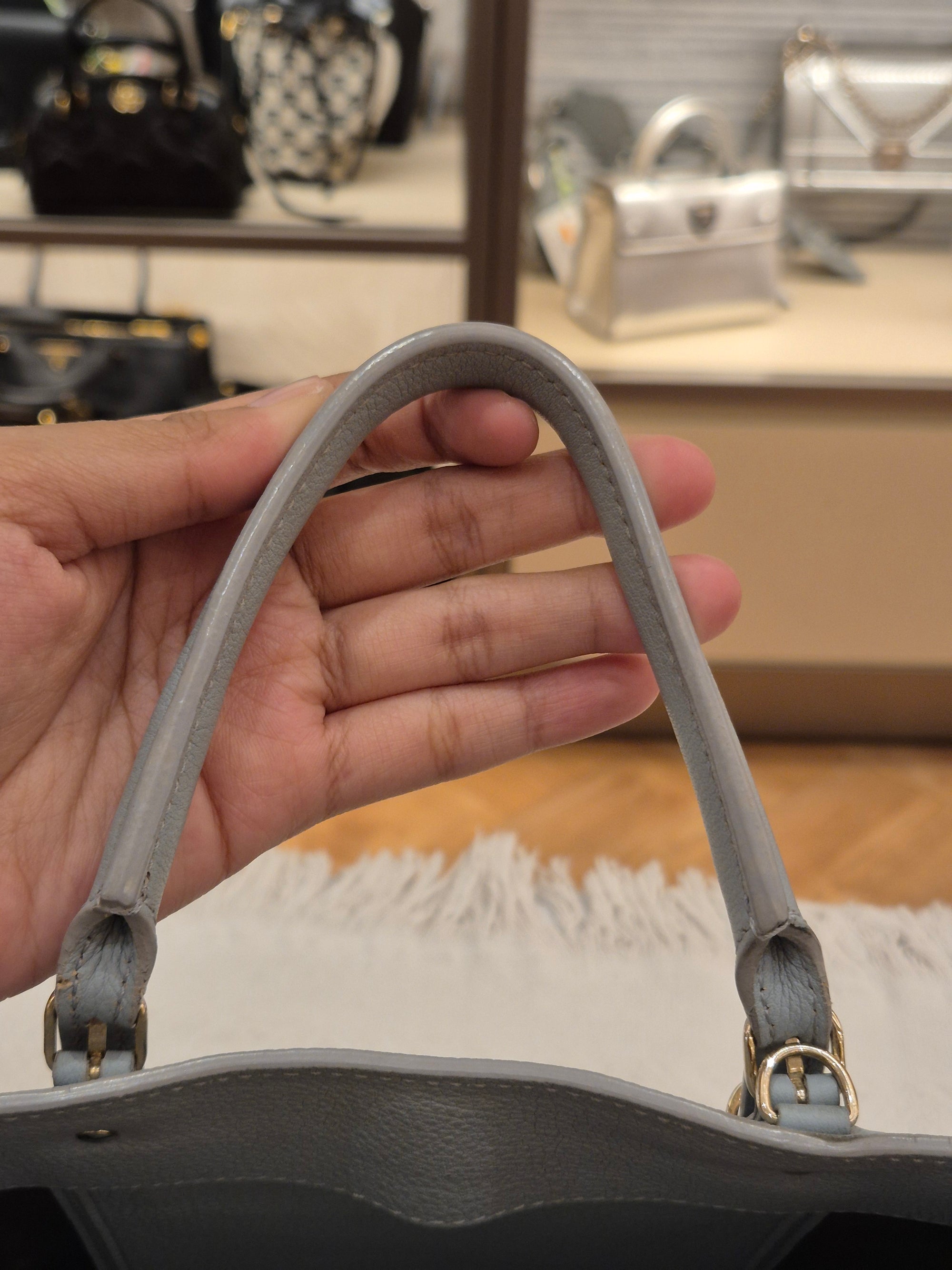 Balenciaga Mini Papier A4 Light Grey