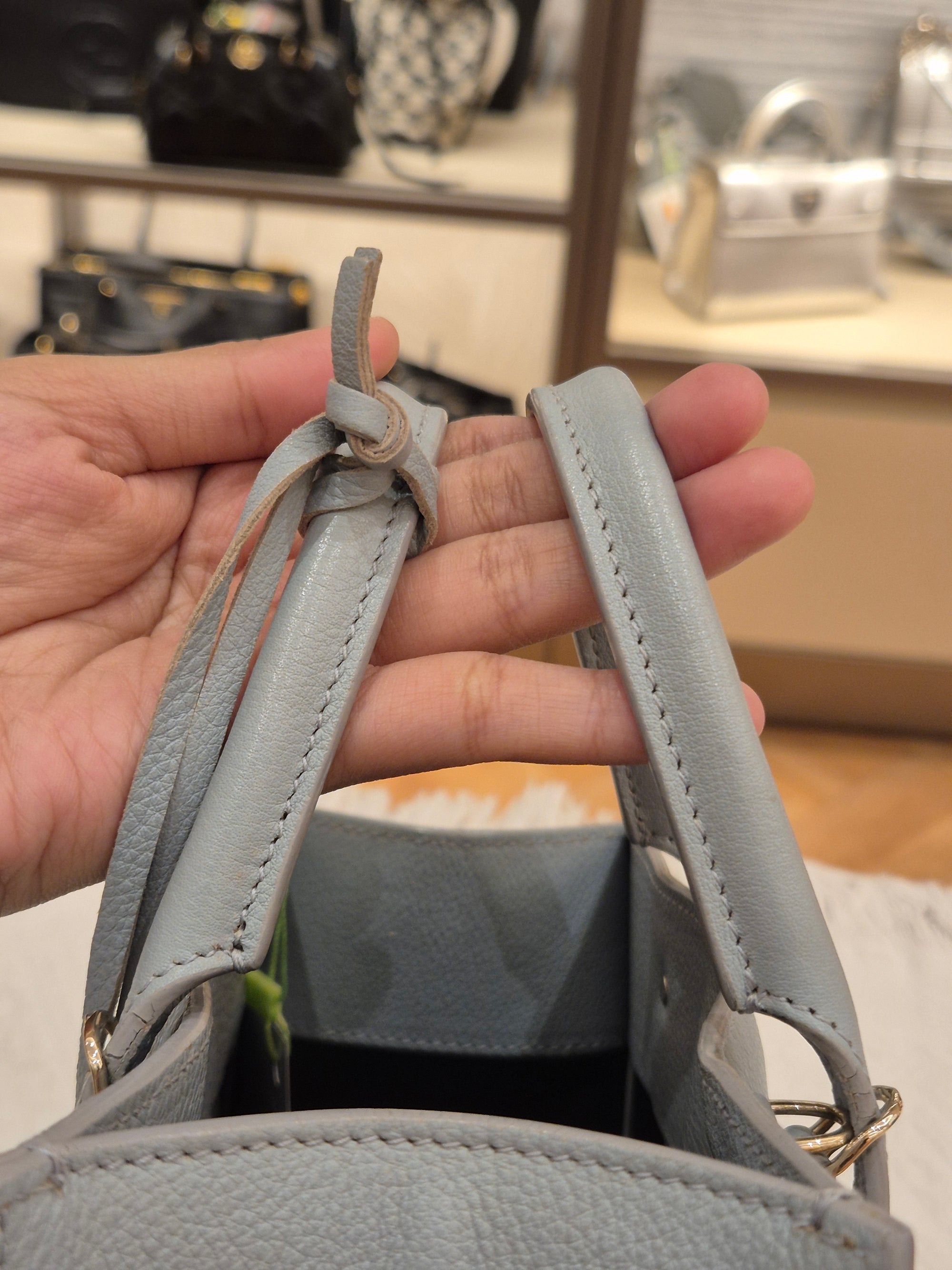 Balenciaga Mini Papier A4 Light Grey