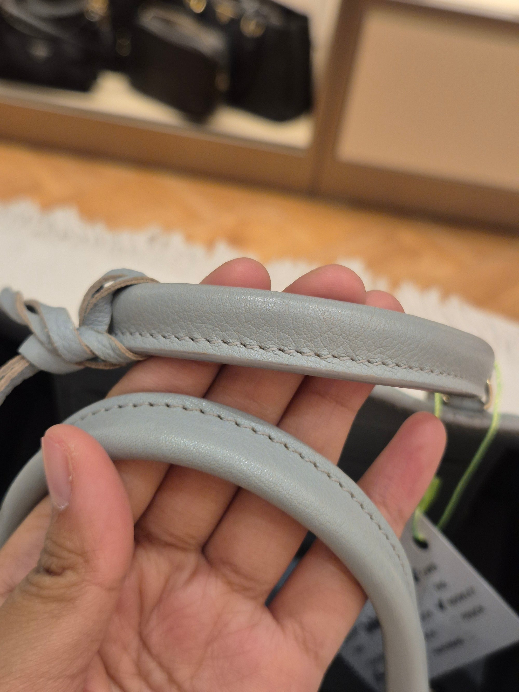 Balenciaga Mini Papier A4 Light Grey