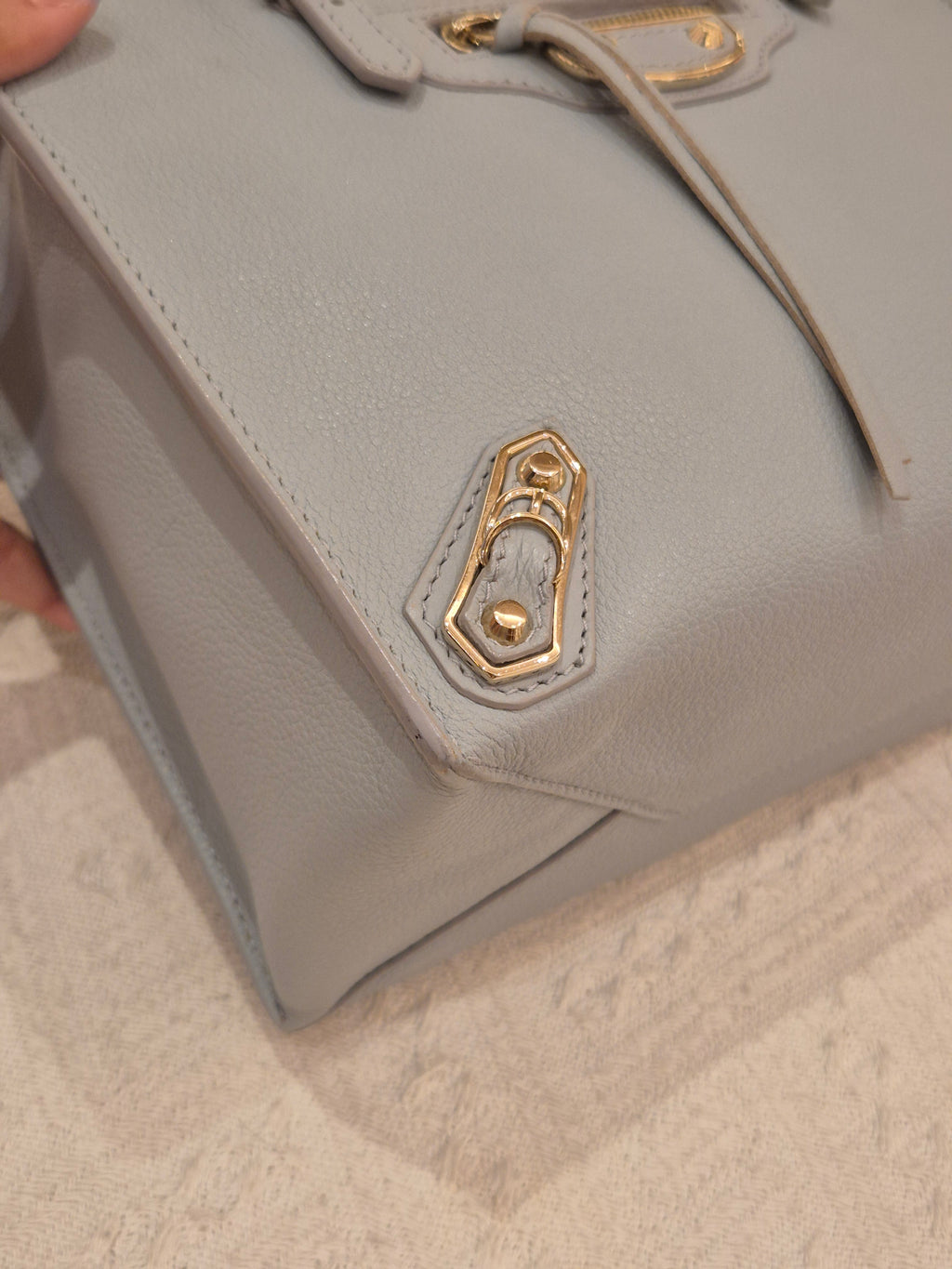 Balenciaga Mini Papier A4 Light Grey