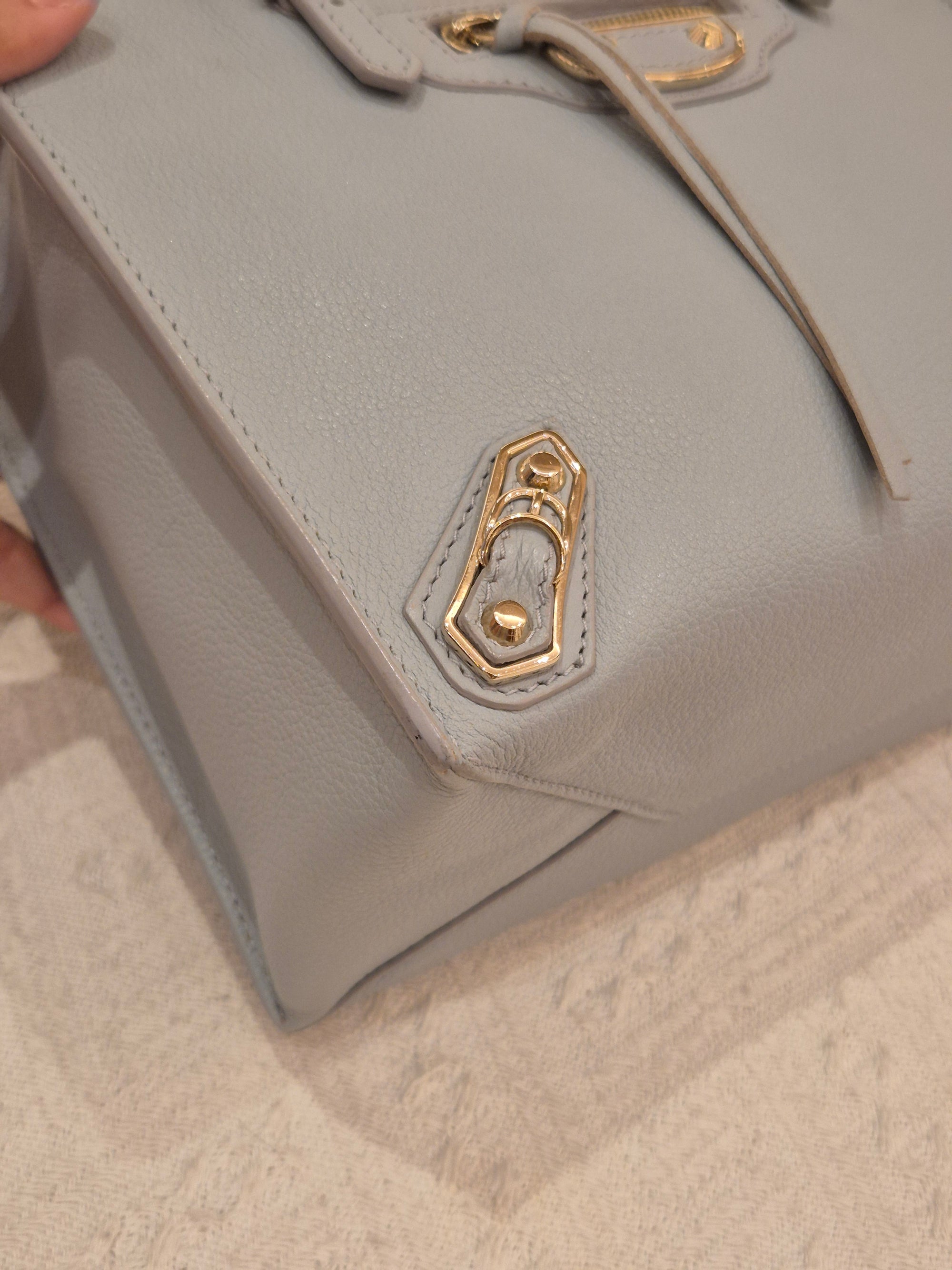 Balenciaga Mini Papier A4 Light Grey