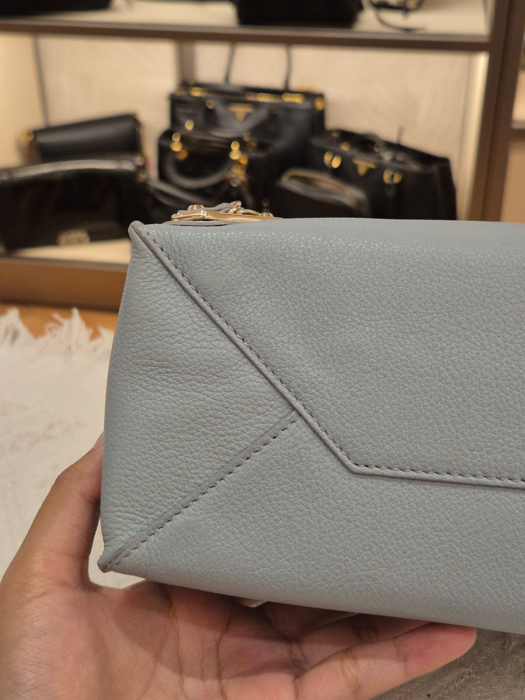 Balenciaga Mini Papier A4 Light Grey