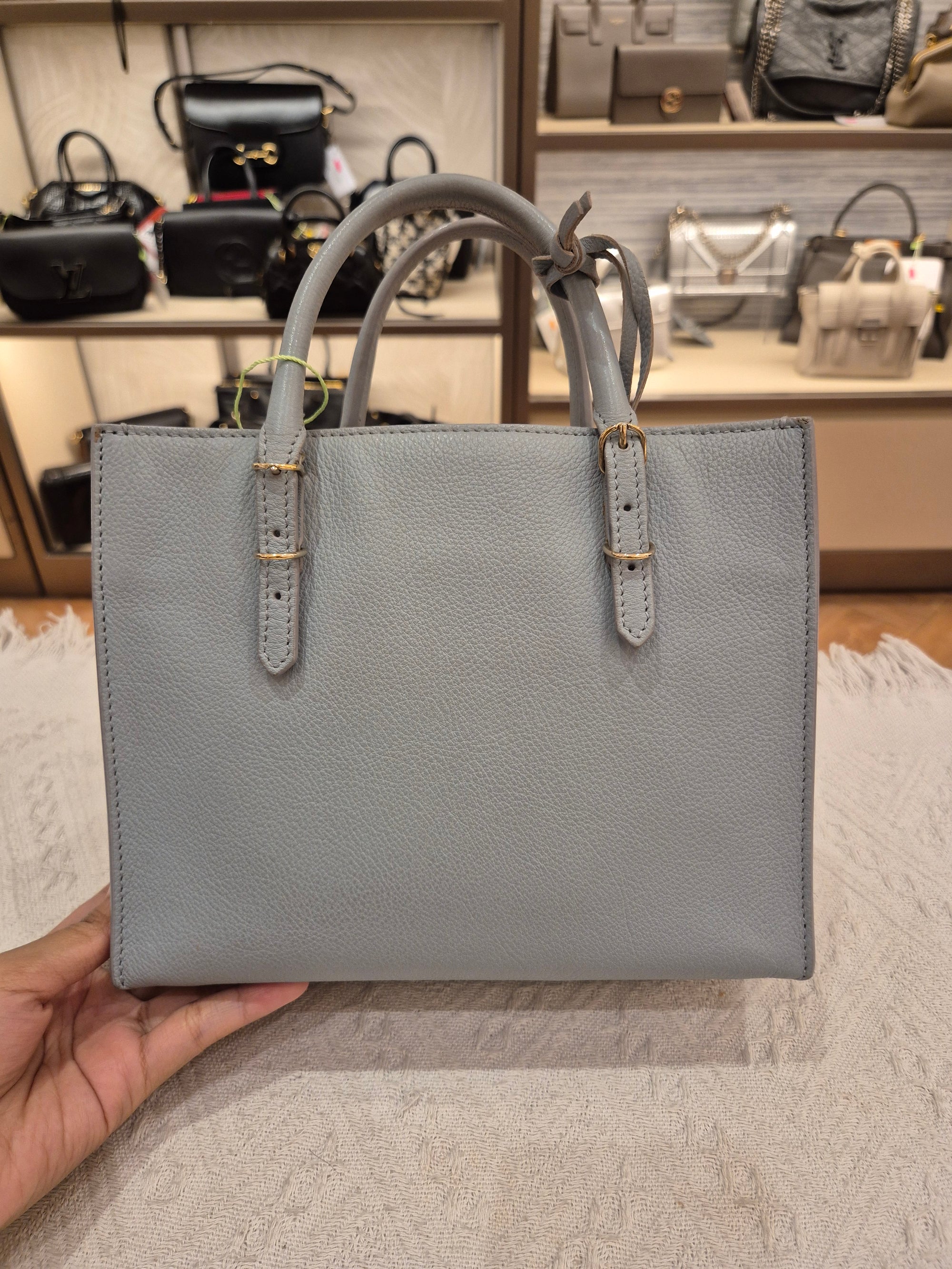 Balenciaga Mini Papier A4 Light Grey