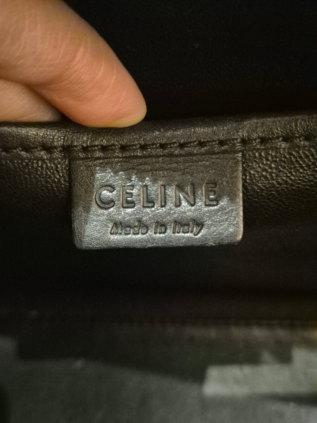 Celine Nano Luggage Navy Tricolour