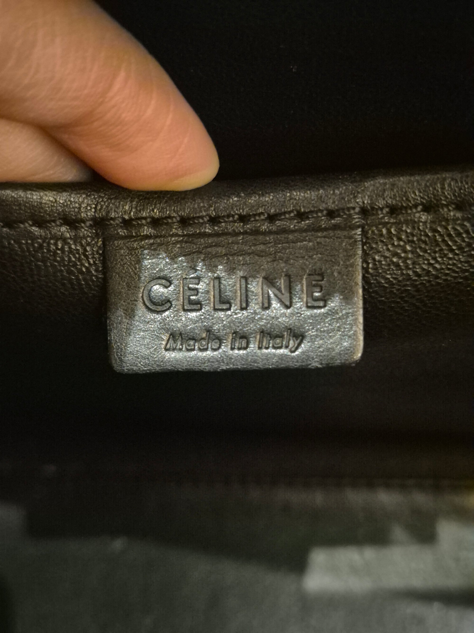 Celine Nano Luggage Navy Tricolour