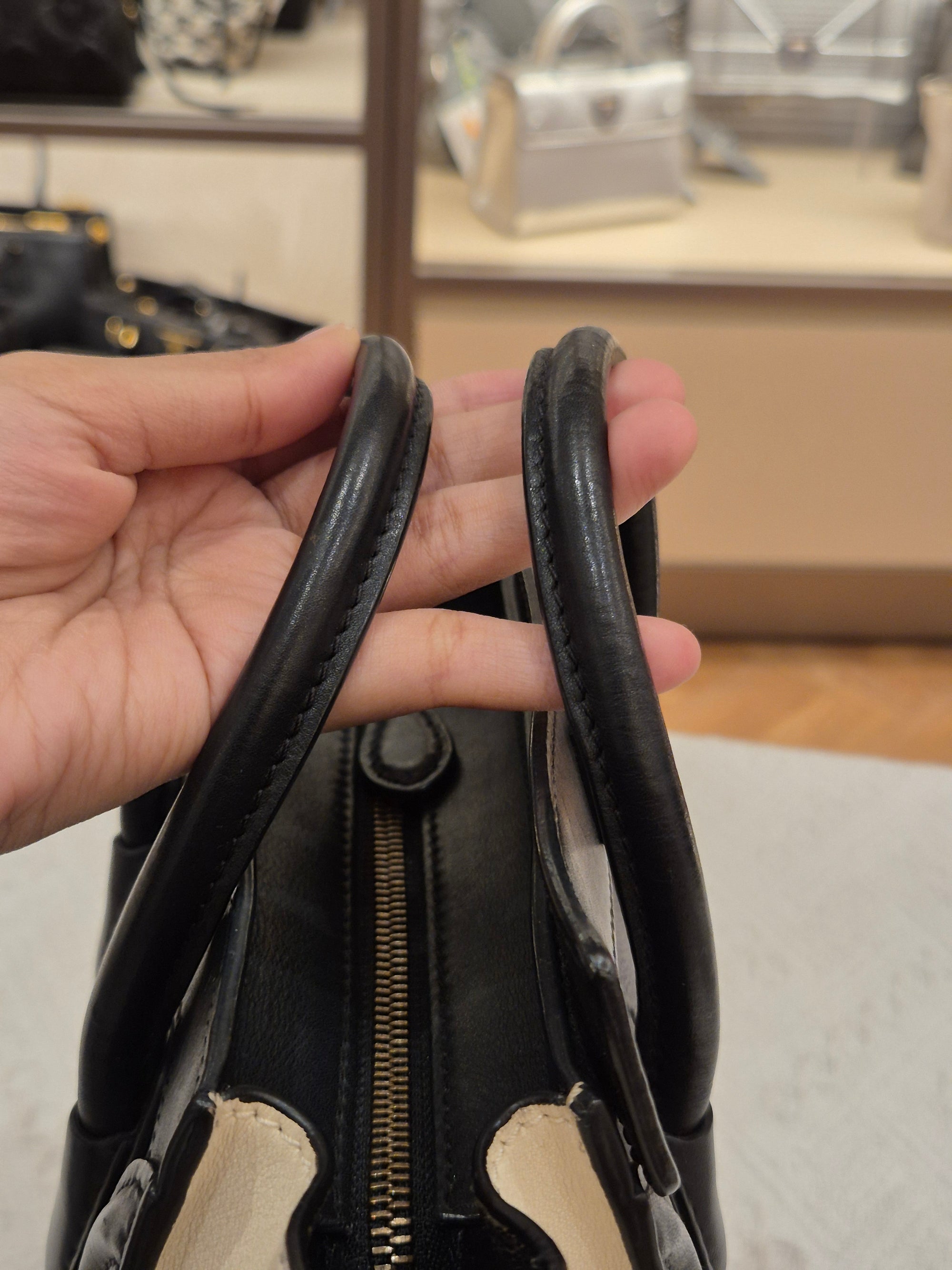 Celine Nano Luggage Navy Tricolour