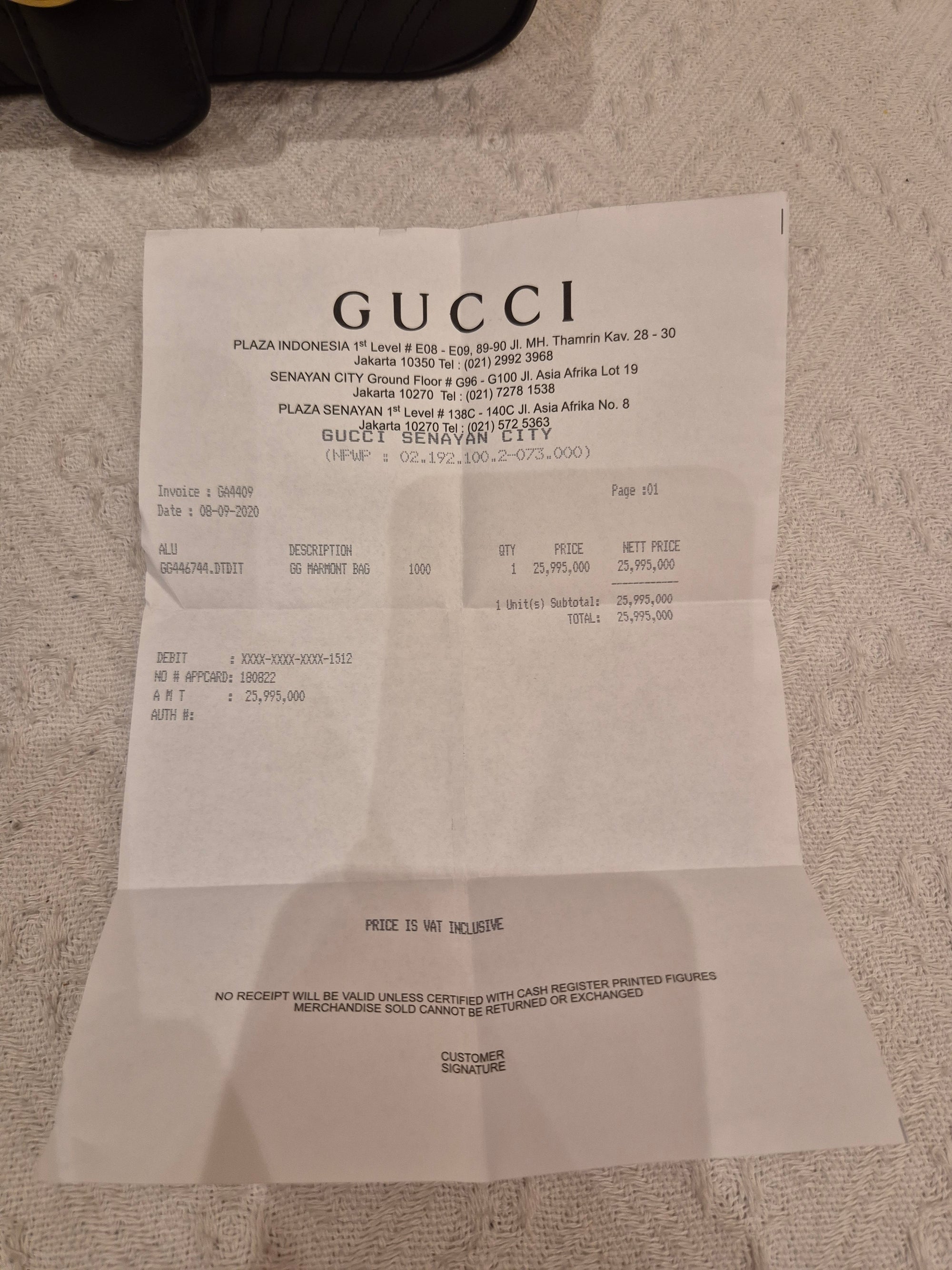Gucci Marmont Mini Black