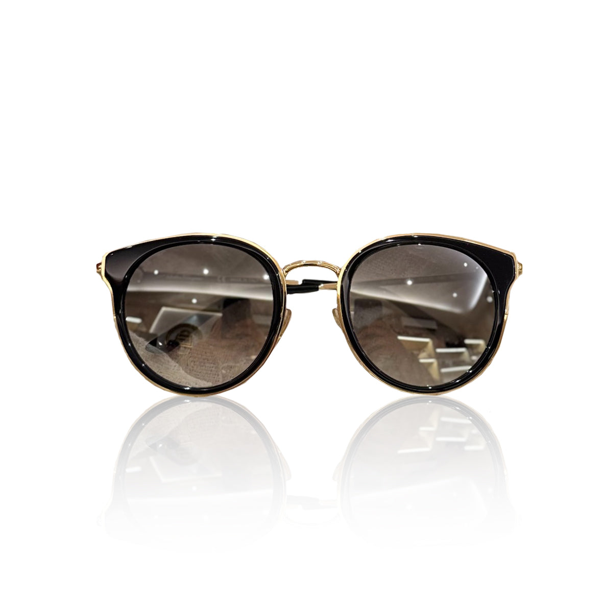 Salvatore Ferragamo Sunglasses Black Gold