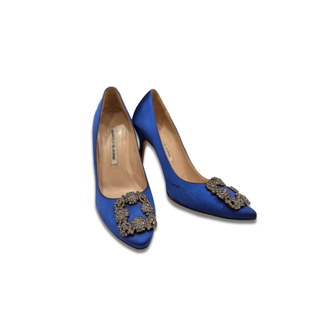 Manolo Blahnik Heels Rhinestone