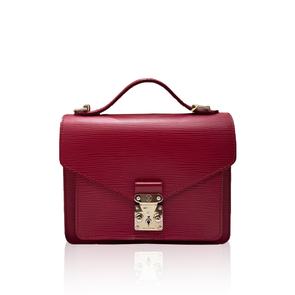 Louis Vuitton BB Monceau Epi Fuchsia