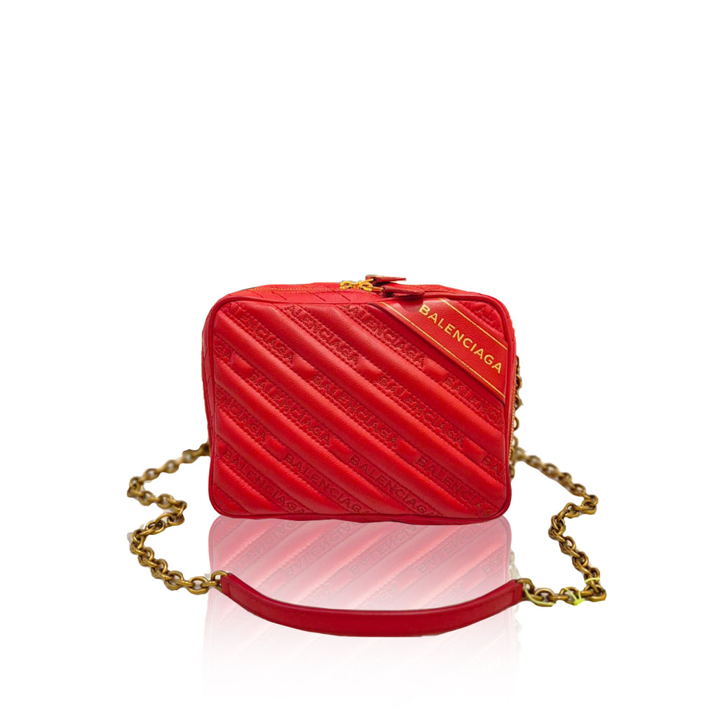 Balenciaga Blanket Reporter red