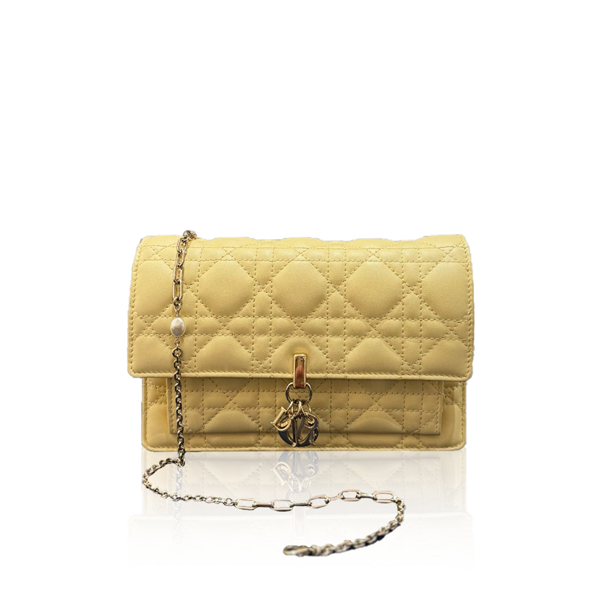 Dior My Dior Daily Chain Pouch Butter Yellow