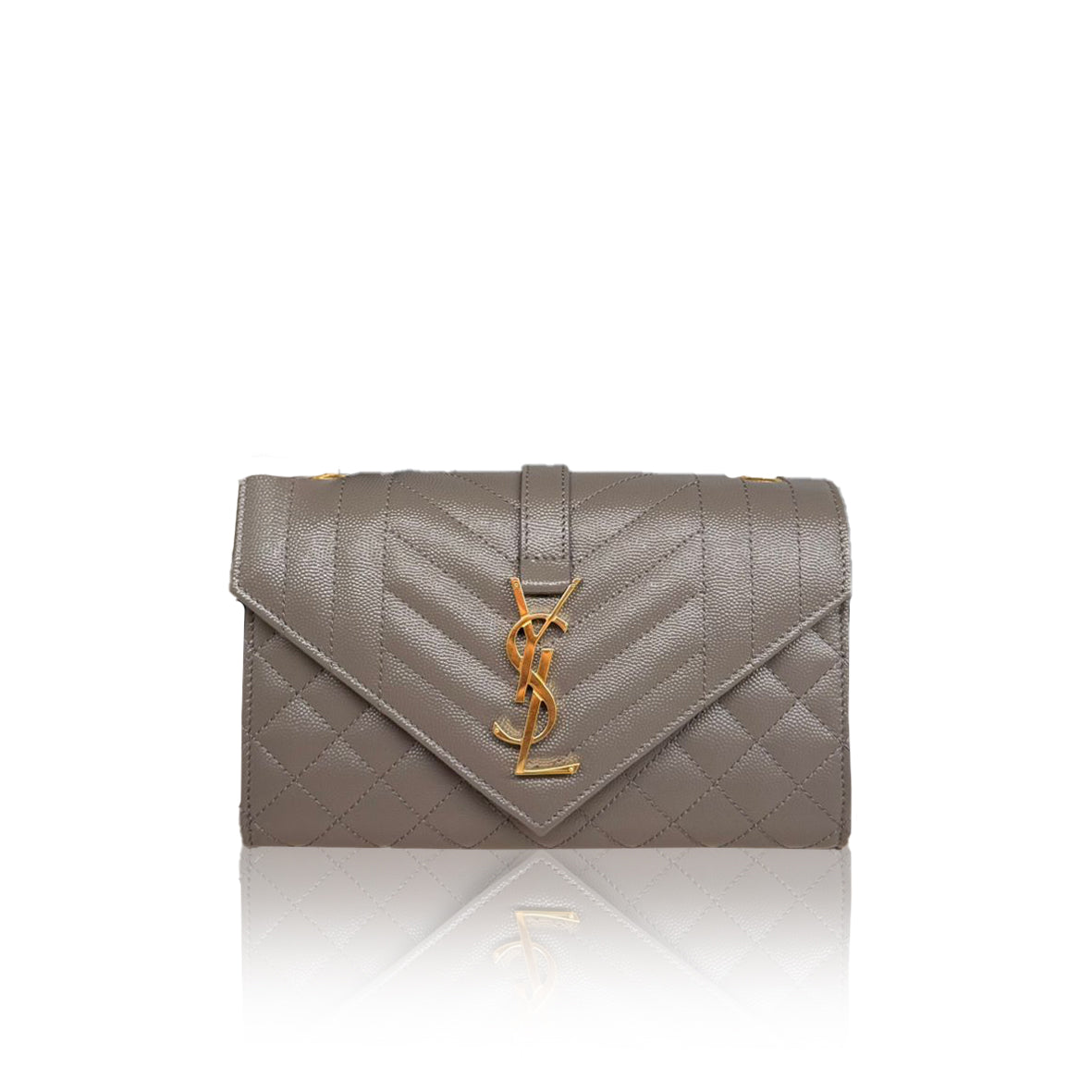Saint Laurent Envelope Small Grey