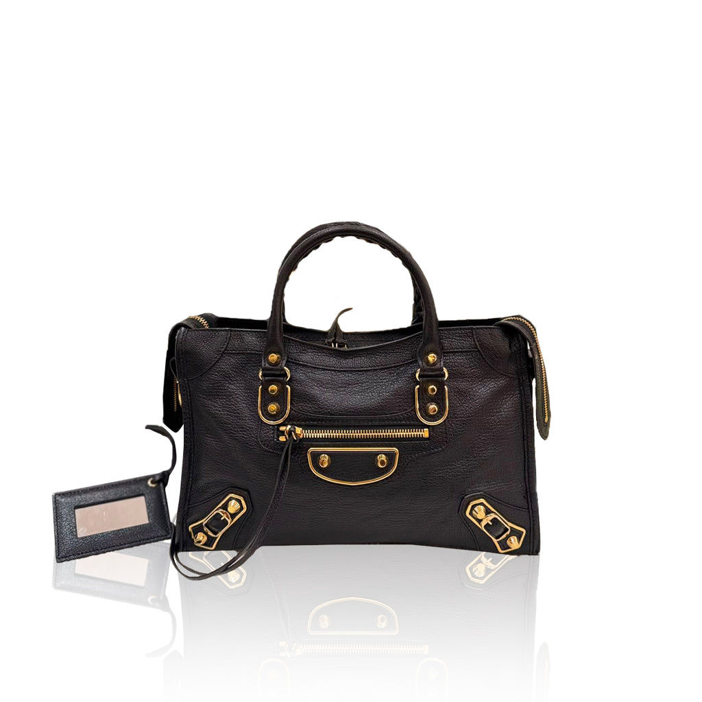 Balenciaga City Small Edge Black