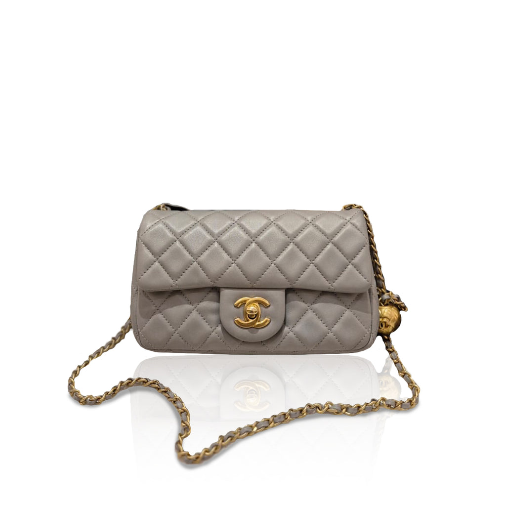 Chanel Rectangle Flap Grey