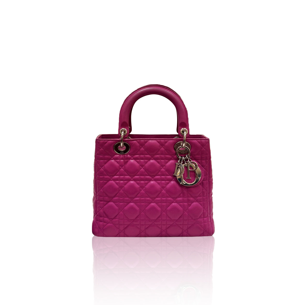 Lady Dior Medium Fuschia