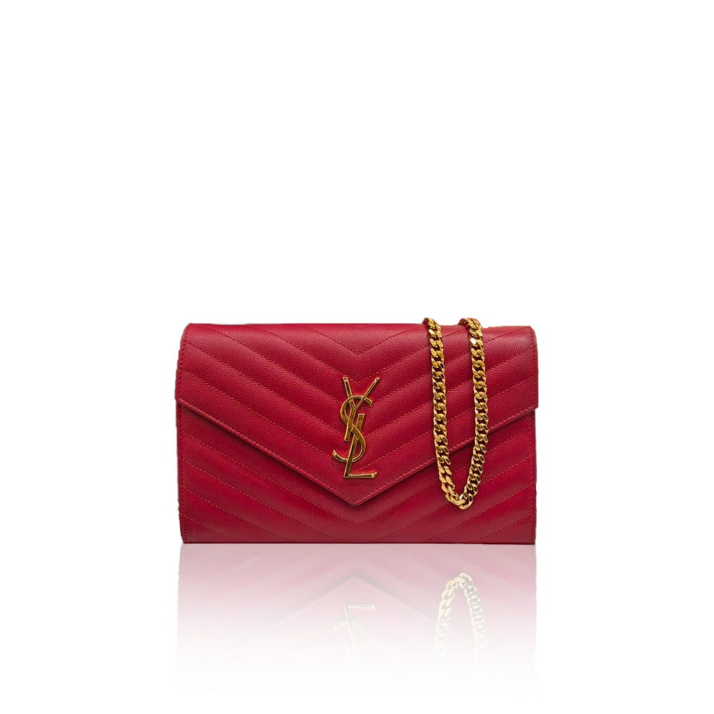 Saint Laurent Envelope Wallet On Chain
