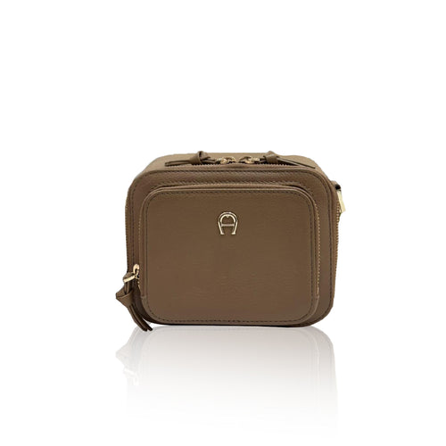 Aigner Zita Mini Camera Bag Taupe