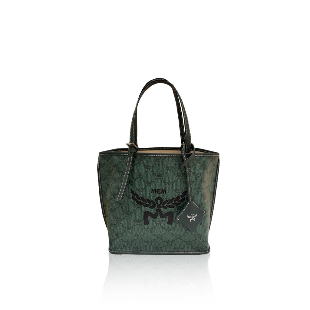 MCM Himmel Mini Tote Green