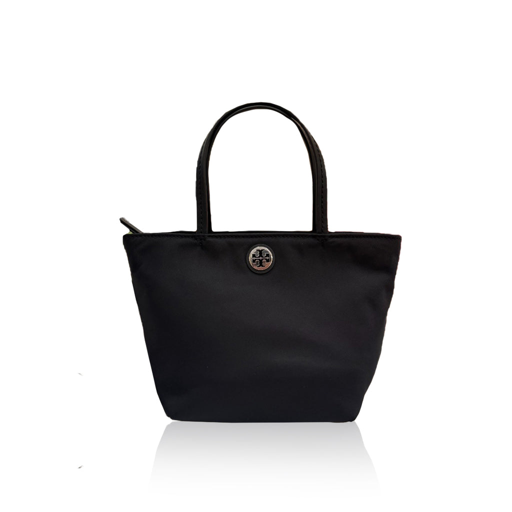 Tory Burch Mini Nylon Tote Black