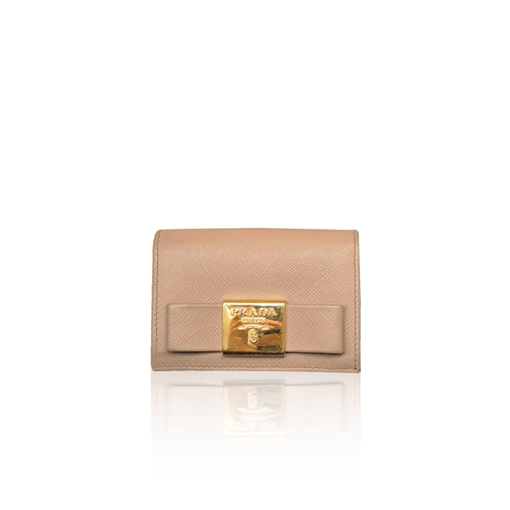 Prada Card Wallet Cameo