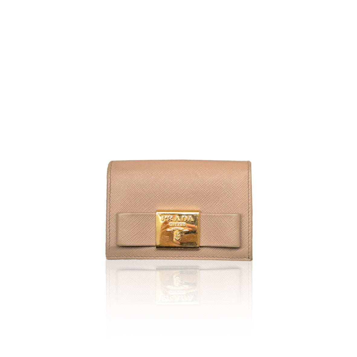 Prada Card Wallet Cameo