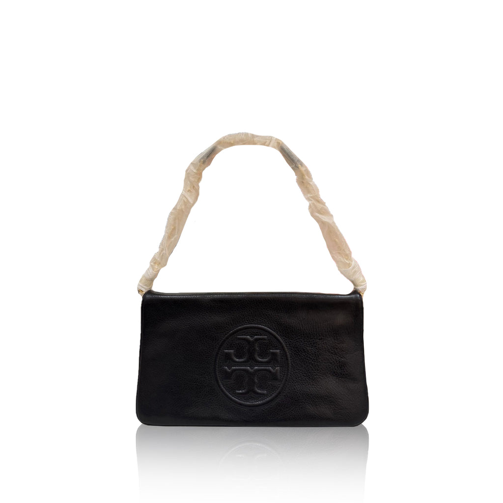 Tory Burch Bombe Reva Clutch / Shoulder Black