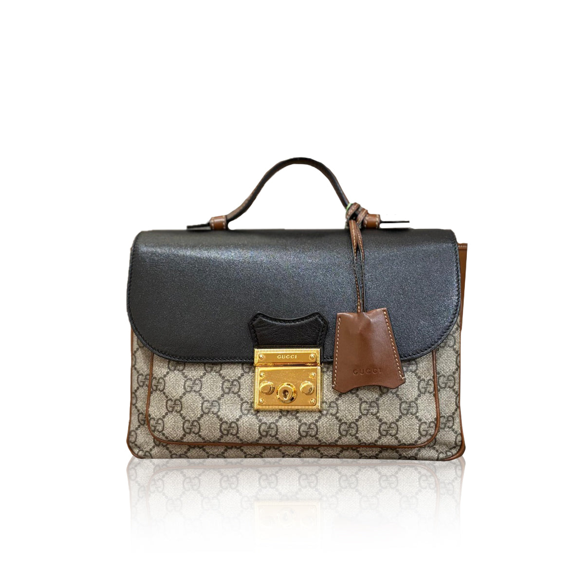 Gucci Padlock Supreme Top handle Monogram