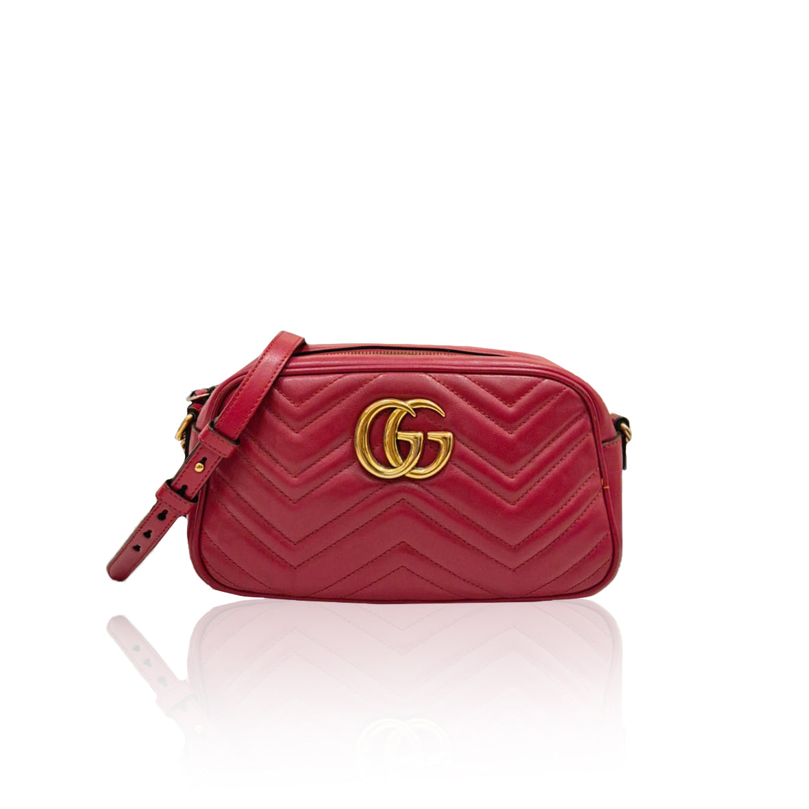 Gucci Marmont Camera Bag Red
